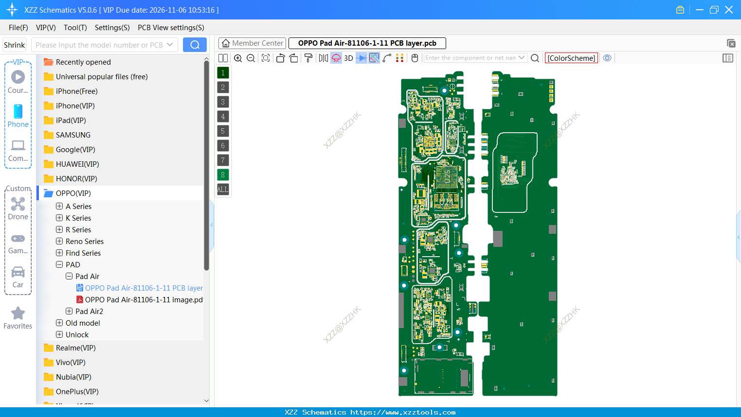 OPPO Pad Air-81106-1-11 PCB Layer